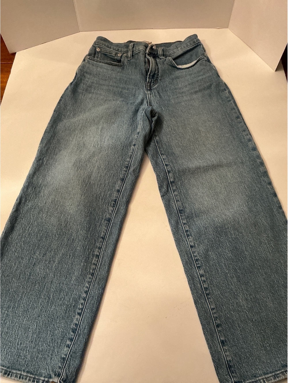 Madewell The Perfect Vintage wide-leg Jeans 27P light wash EUC